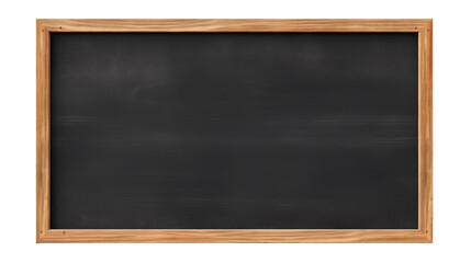 Blank Blackboard Isolated on a Transparent Background
