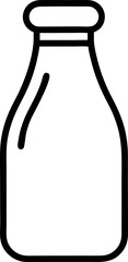 milk-bottle vector illustration