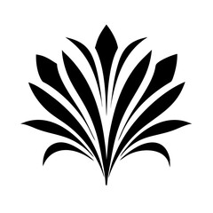 Modern floral art deco seamless pattern. Vector damask illustration with leaves. Decorative botanical background.Vector gold leaf pattern. Floral luxury wallpaper, art deco botanical illustration. 