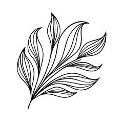 Modern floral art deco seamless pattern. Vector damask illustration with leaves. Decorative botanical background.Vector gold leaf pattern. Floral luxury wallpaper, art deco botanical illustration. 