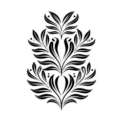 Modern floral art deco seamless pattern. Vector damask illustration with leaves. Decorative botanical background.Vector gold leaf pattern. Floral luxury wallpaper, art deco botanical illustration. 