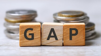 Wooden block with the word on it representing continuation failure icon concept in financial trading