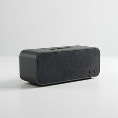 Obraz premium Sleek Modern Wireless Bluetooth Speaker with Premium Fabric Design, Perfect for Home or Office Audio