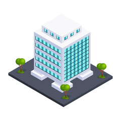 Cube Building Isometric