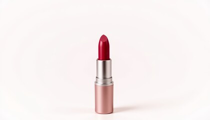 Closeup of vibrant red lipstick, a timeless symbol of beauty and confidence