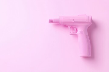 Pink power tool, resembling a gun
