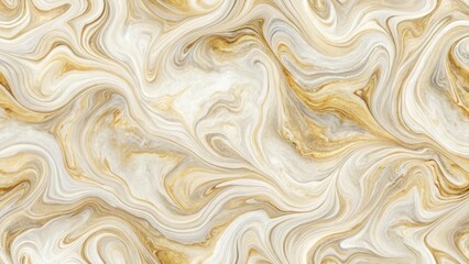 Abstract Swirling Beige and Gold Hues A Luxurious Marble-Effect Texture for Design Projects