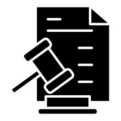 Compliance Glyph Icon