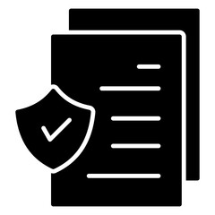 Compliance Glyph Icon