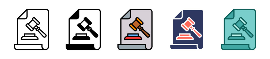 Court Order multiple icon