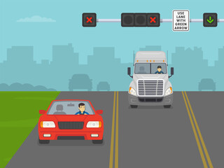 Traffic regulation rules and tips. 