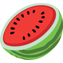 Watermelon Slice Illustration