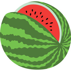Watermelon Slice Illustration