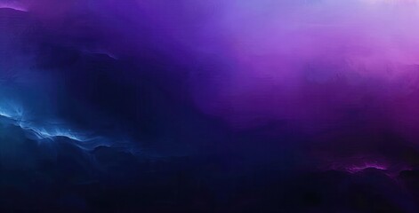 Abstract smooth gradient blending deep blue and purple colors with soft light and textured fluid-like patterns creating a calm and mysterious atmosphere