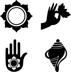 set of hand drawn vector icons