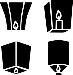 black and white icons