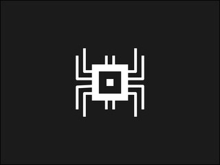 Spider Microchip Logo
