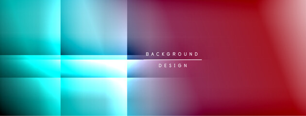 Obraz premium Abstract gradient squares blend into vibrant red. Modern design features soft light effects, creating smooth transitions. Minimalist aesthetic.