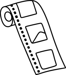 film strip icon featuring images that captures memories and moments, perfect for creative projects and storytelling