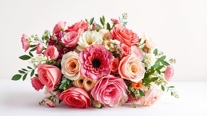 Sophisticated Floral Arrangement, Soft Lighting, Blank Space for Design