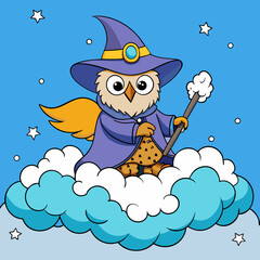owl in the sky
