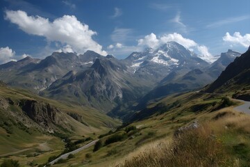 Fototapeta premium Montée de l'Iseran