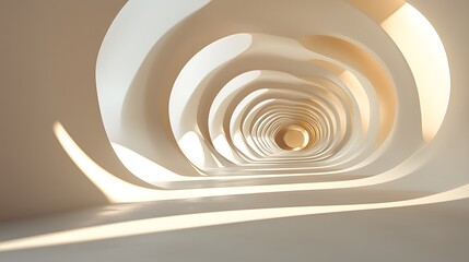 Obraz premium Digital minimalist habitat art