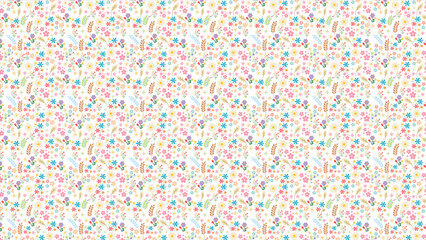 seamless pattern with colorful confetti