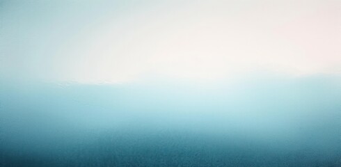Fototapeta premium Soft gradient background with smooth transition from light teal to darker blue evoking calm and serene atmosphere