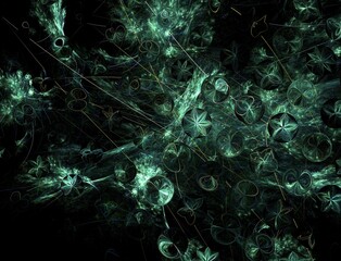 Imaginatory fractal abstract background Image