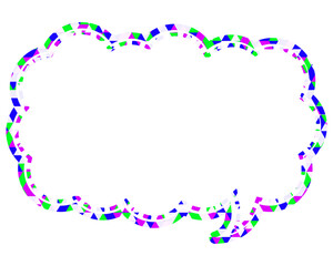 吹き出し ステンドグラス風 三角模様_点線付き_4色 (14)
