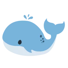 Gardinen Meerestiere illustration of whale  © Cusmin35