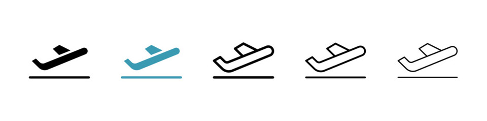 Departures icon vector simple design