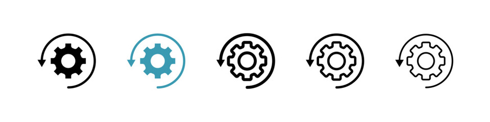 Recovery icon vector simple design