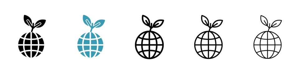 Environment icon vector simple design