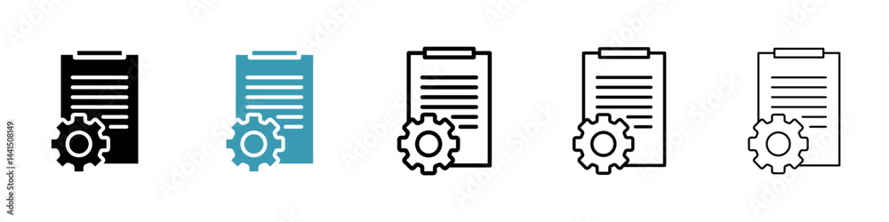Poster compile icon vector simple design