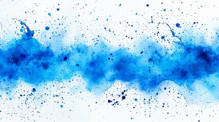 Blue Watercolor Abstract Background Texture