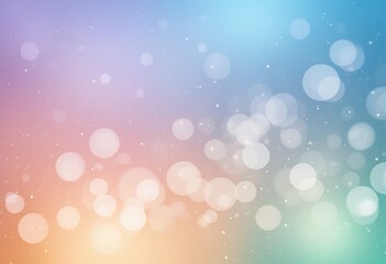 Obraz premium Pastel Hues with Sparkling Bokeh Overlay, soft and dreamy abstract background