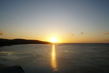 Naklejka premium Beautiful view of Sunset in Guam