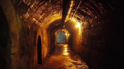 Mysterious Passage: Exploring the depths of a forgotten underground tunnel