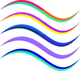 Abstract wave background