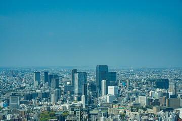 東京渋谷の都市風景
