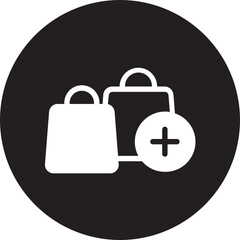 shopping glyph icon
