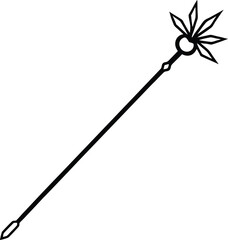 illustration of a magic wand