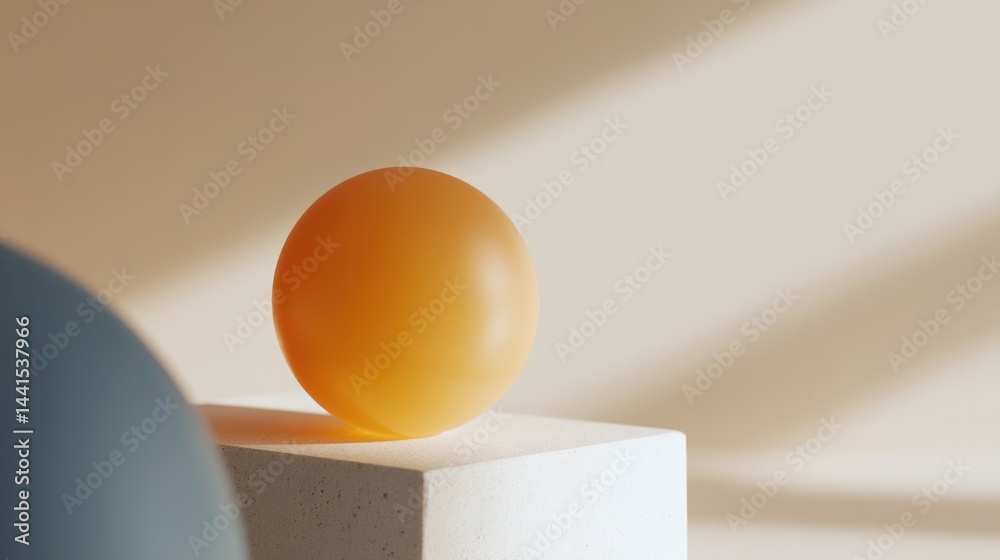 Poster captivating close-up of contrasting colors in everyday objects