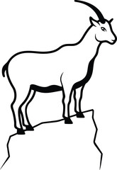 goat vector illustration
