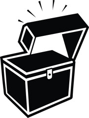 black and white box for jewelry