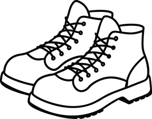 sport shoes vector illustration