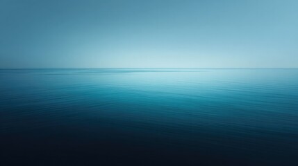 Fototapeta premium celebrate world oceans day with captivating minimalistic photograph that highlights serene beauty of ocean vast expanse