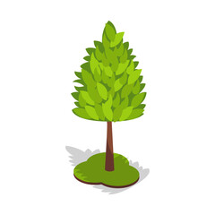 Green Tree Isometric